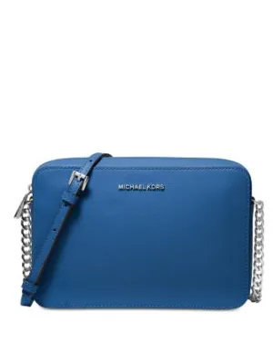 Michael Michael Kors Jet Set East West Crossgrain Leather Crossbody Michael Kors Bags