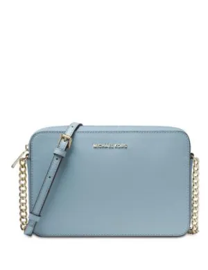 Michael Michael Kors Jet Set East West Crossgrain Leather Crossbody Michael Kors Bags