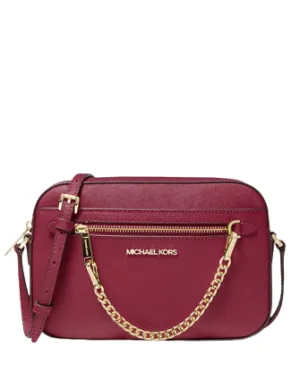 Michael Michael Kors Jet Set Large Saffiano Leather Crossbody Bag Michael Kors Bags