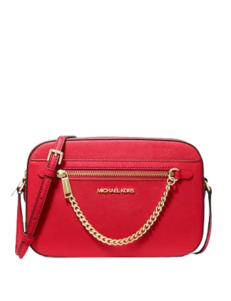 Michael Michael Kors Jet Set Large Saffiano Leather Crossbody Bag Michael Kors Bags