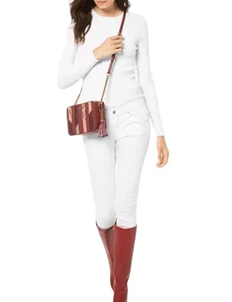Michael Michael Kors Jet Set Leather Camera Bag Michael Kors Bags