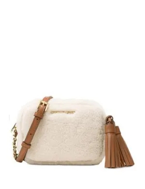 Michael Michael Kors Jet Set Travel Small Shearling Crossbody Michael Kors Bags