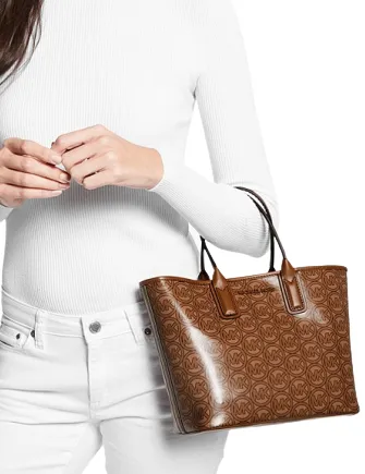 Michael Michael Kors Jodie Small Logo Jacquard Tote Bag Michael Kors Bags