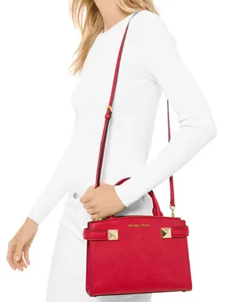 Michael Michael Kors Karla Small East West Leather Satchel Michael Kors Bags