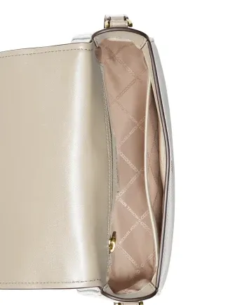 Michael Michael Kors Lea Medium Leather Flap Messenger Bag Michael Kors Bags