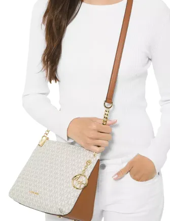 Michael Michael Kors Lillie Large Signature Messenger Bag Michael Kors Bags