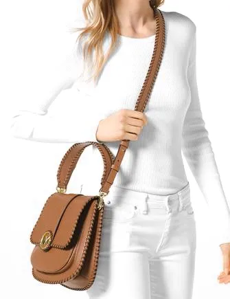 Michael Michael Kors Lillie Stitched Messenger Crossbody Michael Kors Bags