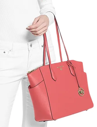 Michael Michael Kors Marilyn Medium Saffiano Leather Tote Bag Michael Kors Bags