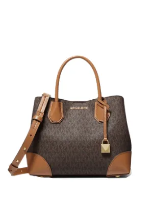 Michael Michael Kors Mercer Gallery Small Signature Logo Satchel Michael Kors Bags