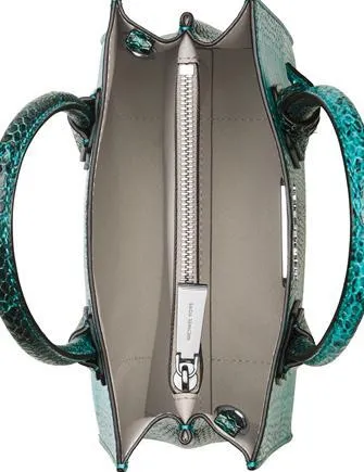 Michael Michael Kors Mercer Medium Snakeskin Crossbody Michael Kors Bags