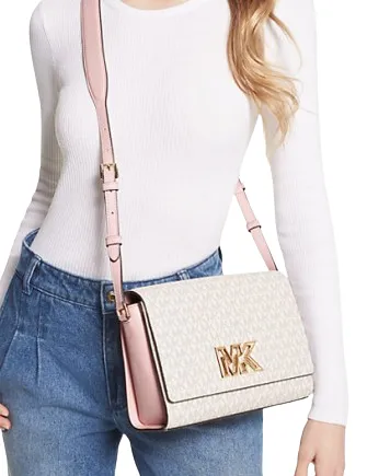 Michael Michael Kors Mimi Medium Logo Messenger Bag Michael Kors Bags