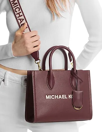 Michael Michael Kors Mirella Small Pebbled Leather Crossbody Bag Michael Kors Bags