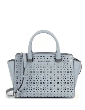 Michael Michael Kors Perforated Floral Medium Selma Satchel Michael Kors Bags