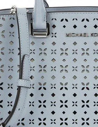 Michael Michael Kors Perforated Floral Medium Selma Satchel Michael Kors Bags