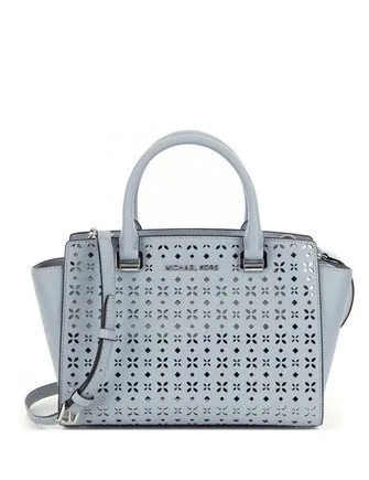 Michael Michael Kors Perforated Floral Medium Selma Satchel Michael Kors Bags