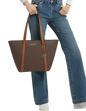 Michael Michael Kors Pratt Large Signature Logo Tote Bag Michael Kors Bags