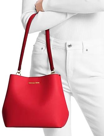 Michael Michael Kors Pratt Medium Shoulder Bag Michael Kors Bags
