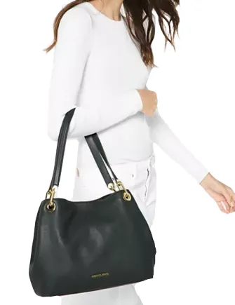 Michael Michael Kors Raven Pebble Leather Tote Michael Kors Bags