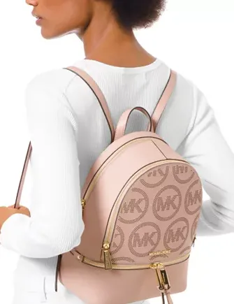 Michael Michael Kors Rhea Zip Leather Backpack Michael Kors Bags