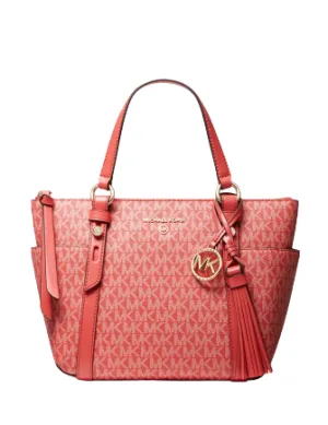 Michael Michael Kors Signature Sullivan Convertible Top Zip Tote Michael Kors Bags