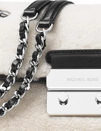 Michael Michael Kors Sloan Shearling Small Chain Shoulder Bag Michael Kors Bags