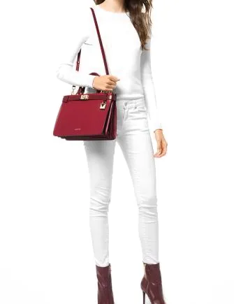 Michael Michael Kors Tatiana Small Leather Satchel Michael Kors Bags
