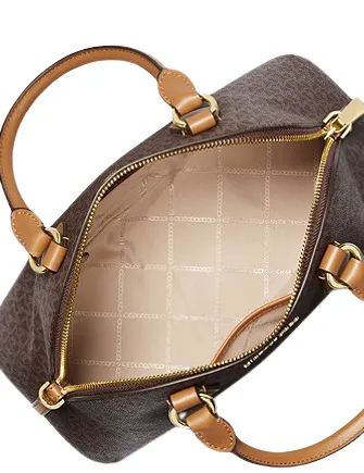Michael Michael Kors Veronica Medium Logo Dome Satchel Michael Kors Bags