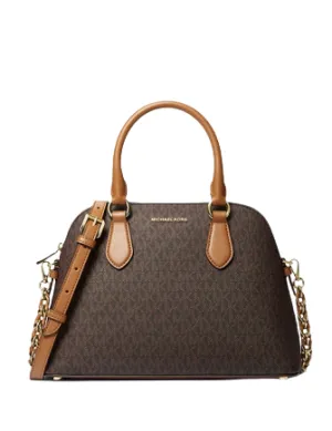 Michael Michael Kors Veronica Medium Logo Dome Satchel Michael Kors Bags