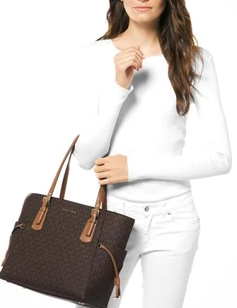 Michael Michael Kors Voyager East West Signature Tote Michael Kors Bags