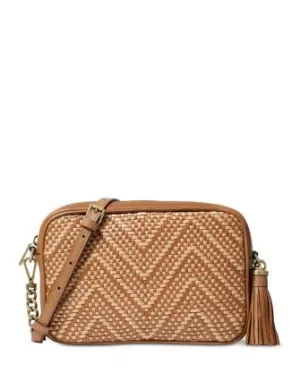 Michael Michael Kors Woven Chevron Leather Camera Bag Michael Kors Bags
