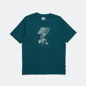 New Balance Clothing T-Shirt x Debut Statue - Deep Ocean