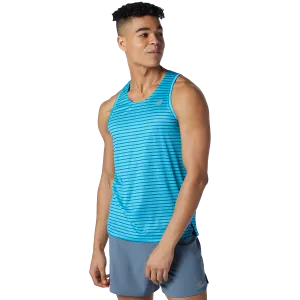 New Balance Men's Printed Impact Run Singlet