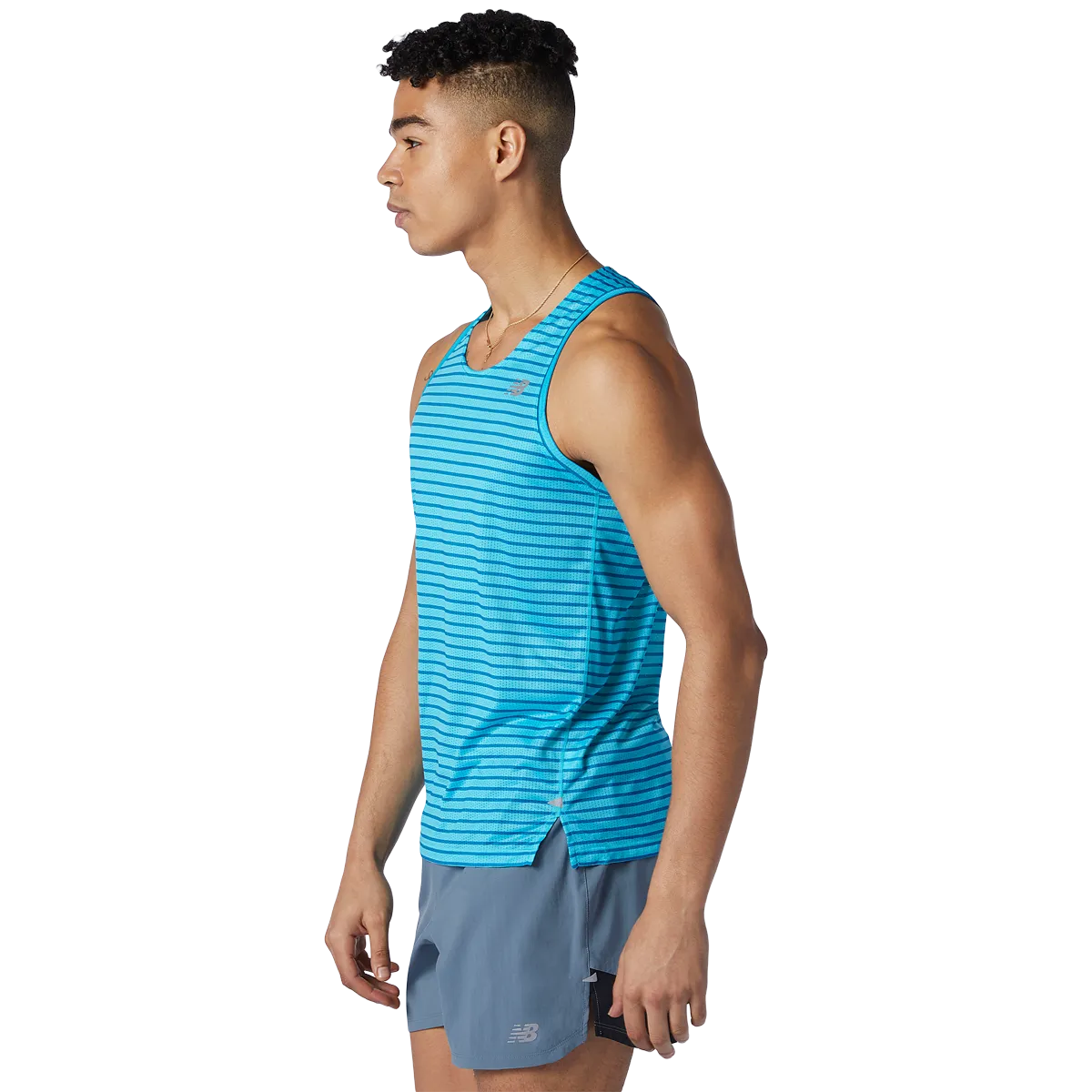 New Balance Men's Printed Impact Run Singlet