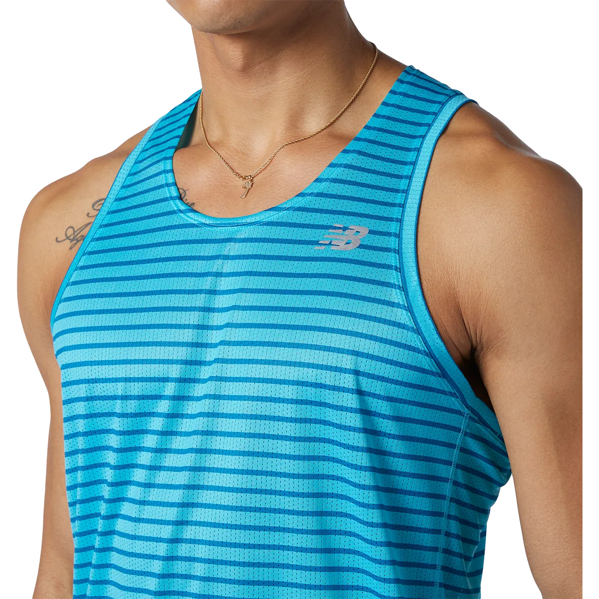New Balance Men's Printed Impact Run Singlet
