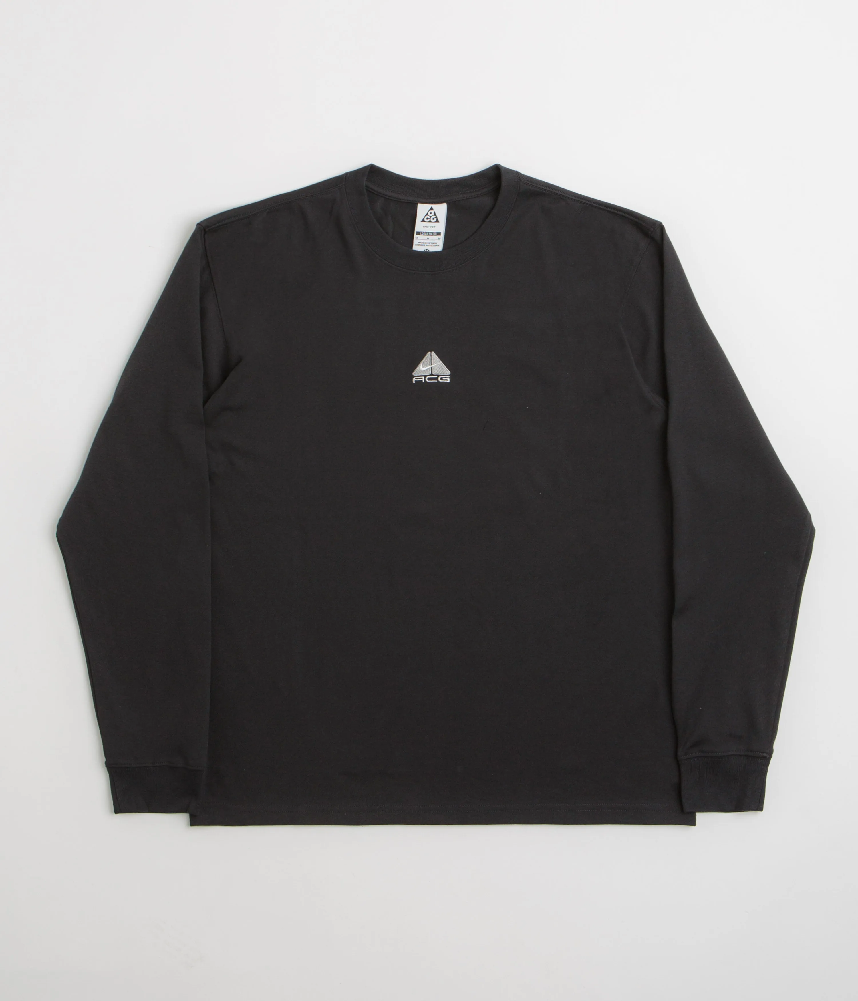 Nike ACG Lungs Long Sleeve T-Shirt - Black / Summit White Nike ACG Outdoor Clothing