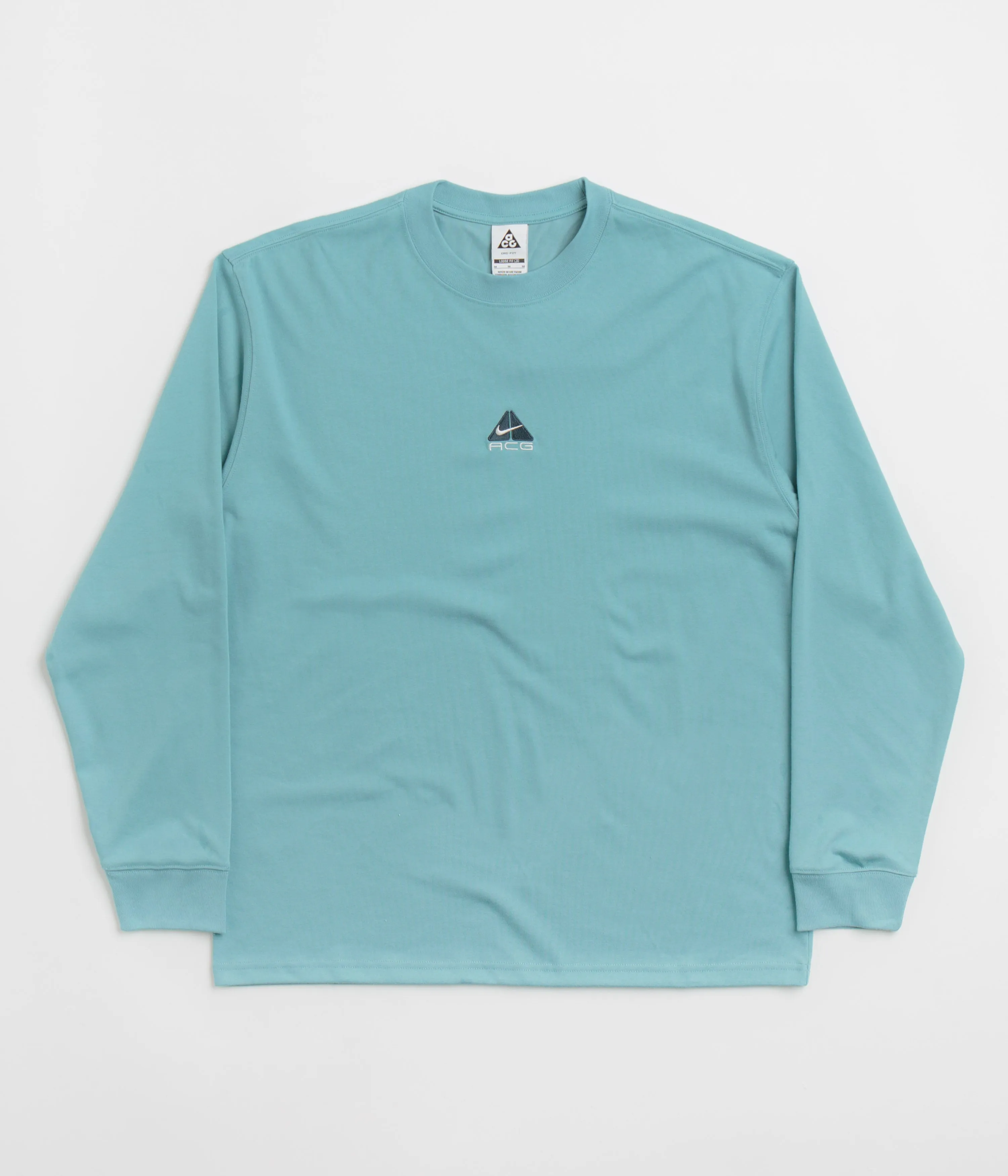 Nike ACG Lungs Long Sleeve T-Shirt - Denim Turquoise Nike ACG Outdoor Clothing