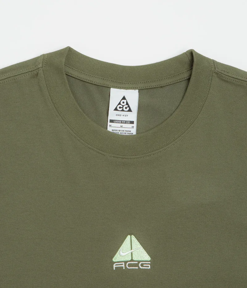 Nike ACG Lungs Long Sleeve T-Shirt - Medium Olive Nike ACG Outdoor Clothing