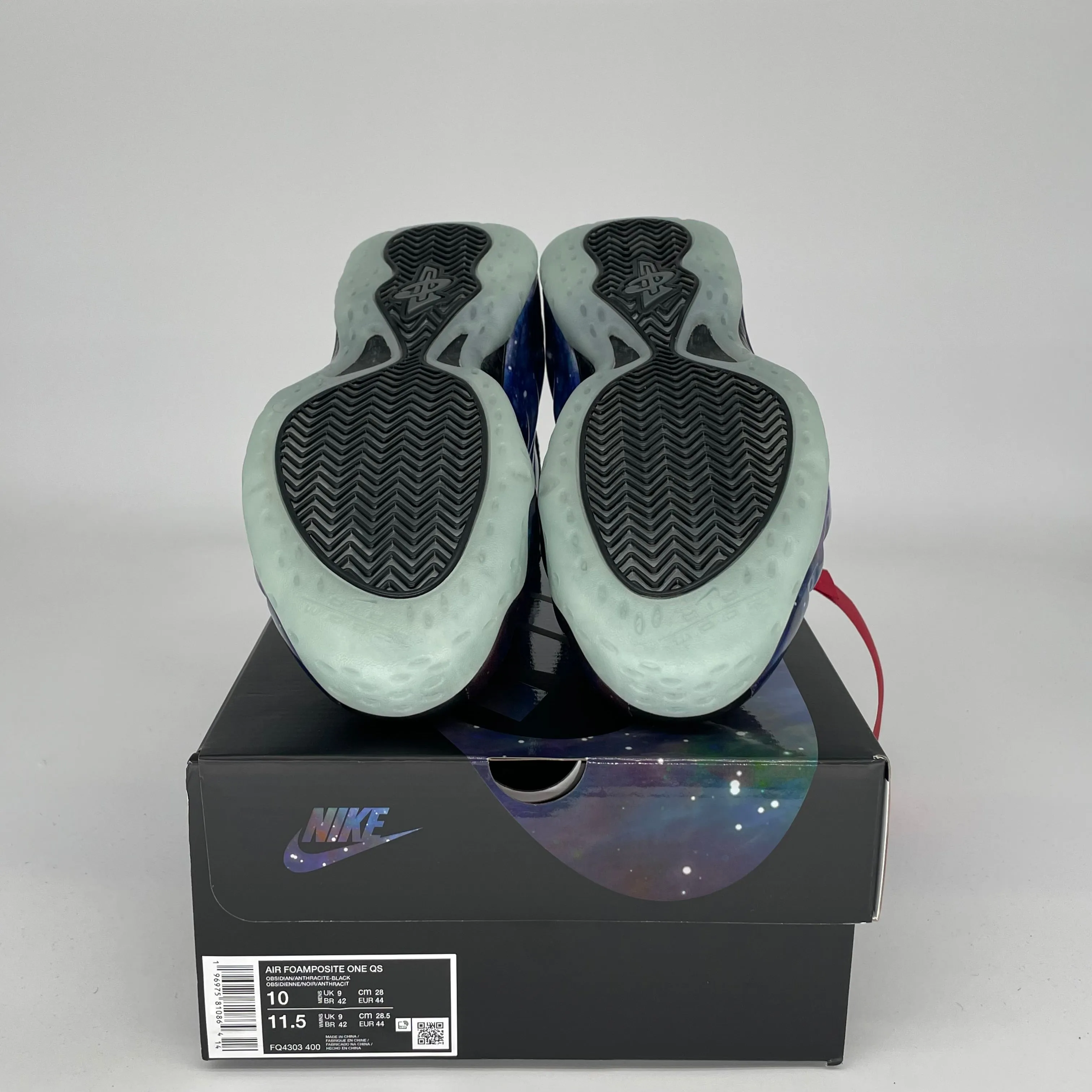 NIKE AIR FOAMPOSITE ONE GALAXY SIZE 10 FQ4303-400