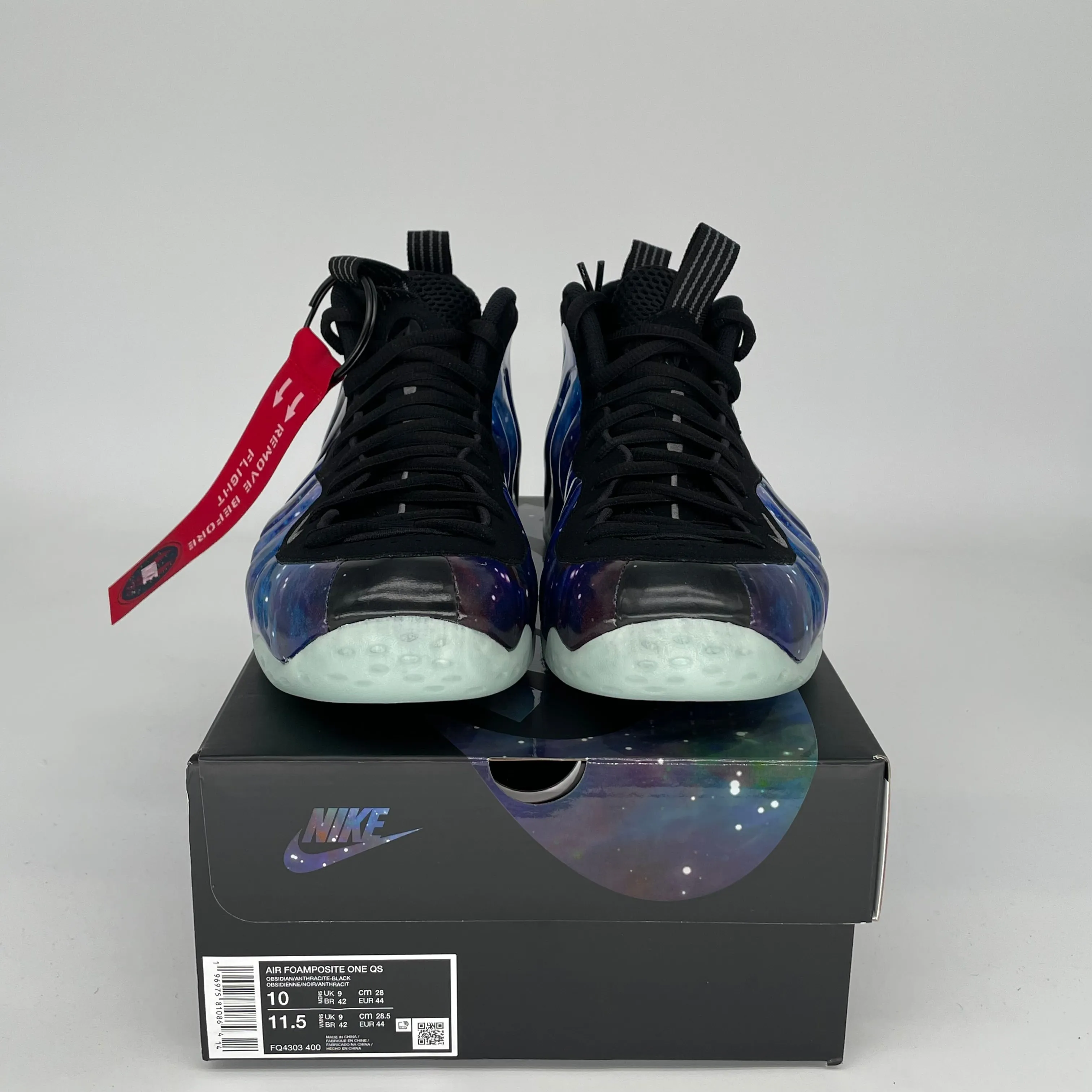 NIKE AIR FOAMPOSITE ONE GALAXY SIZE 10 FQ4303-400