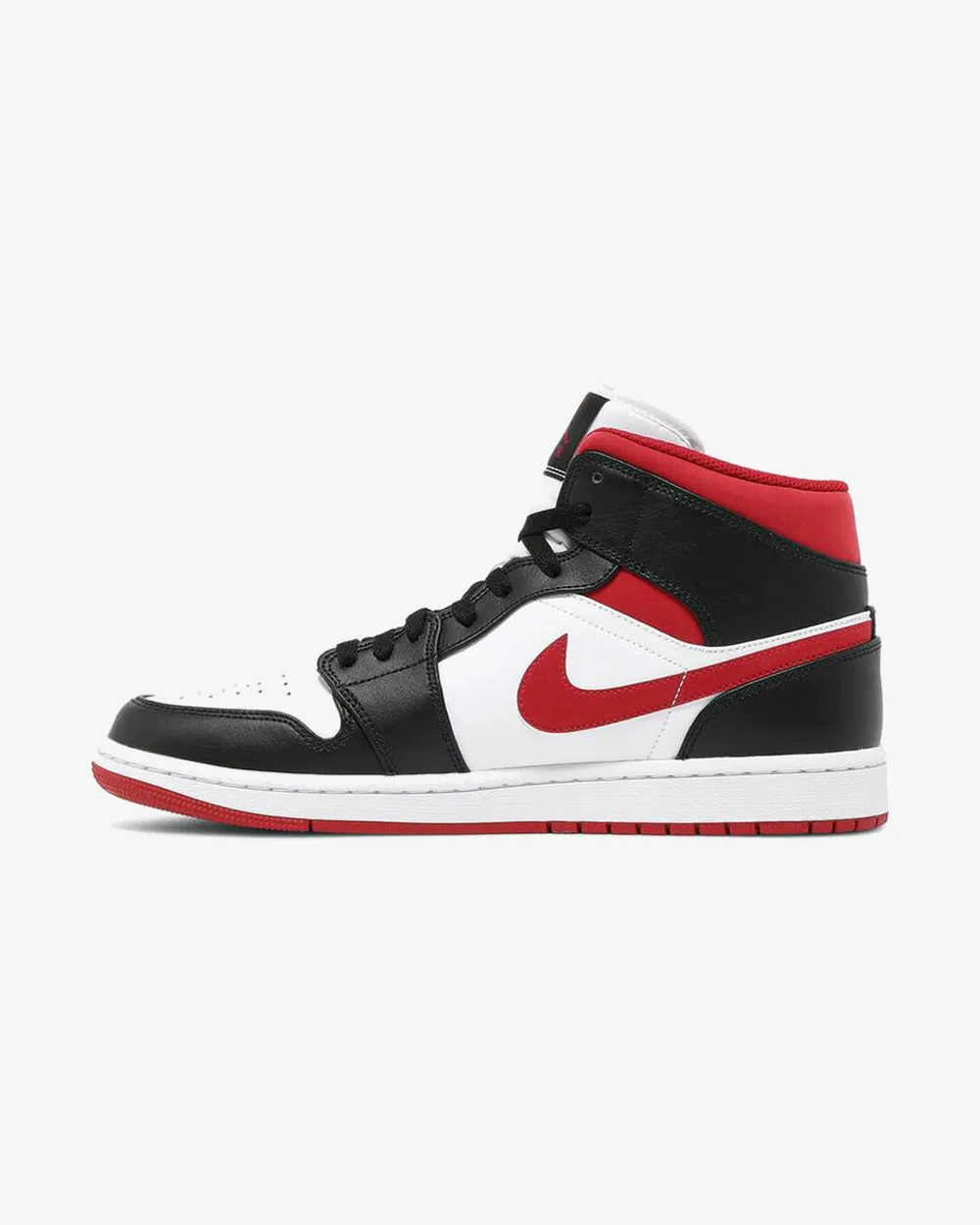 NIKE AIR JORDAN 1 MID GYM RED BLACK WHITE
