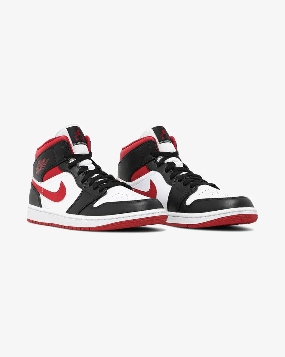 NIKE AIR JORDAN 1 MID GYM RED BLACK WHITE