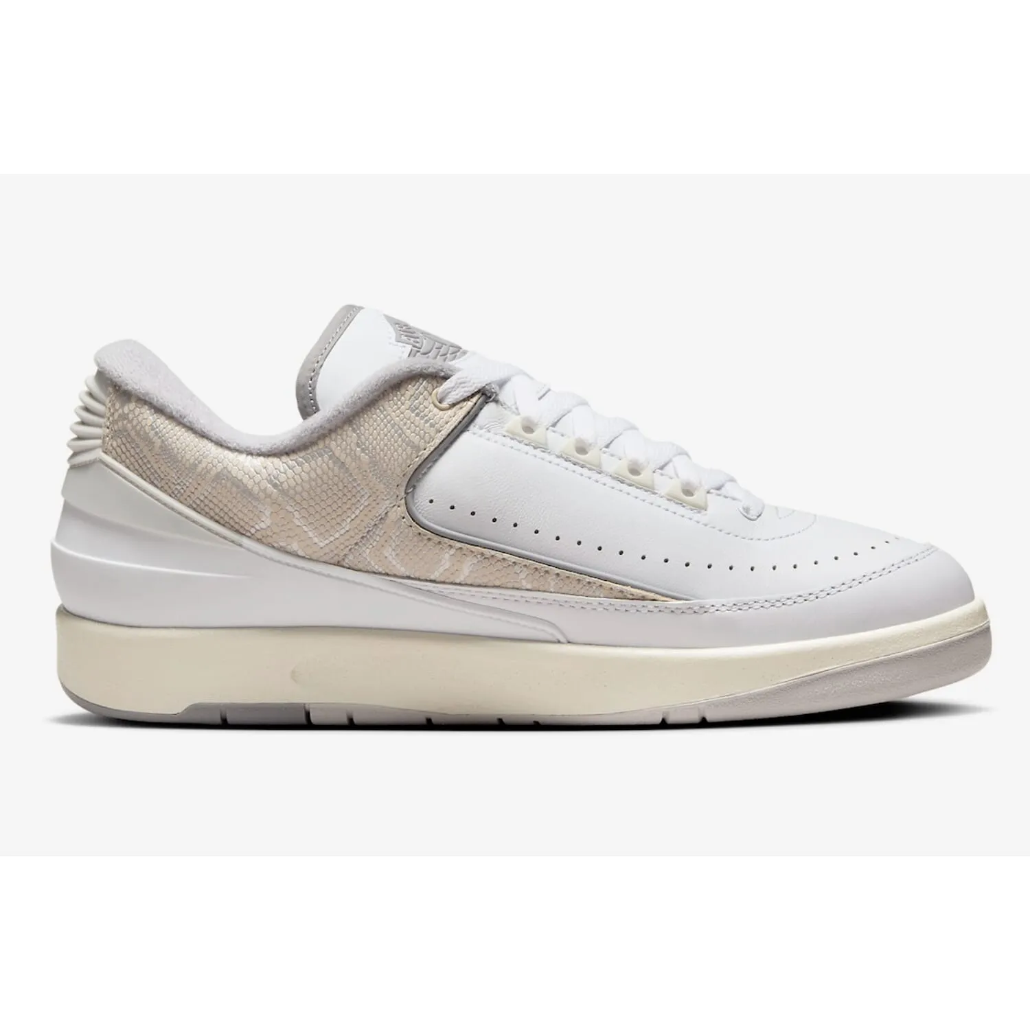 Nike Air Jordan 2 Retro Low White/Cement Grey-Sanddrift  DV9956-100 Men's