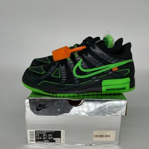 NIKE AIR RUBBER DUNK LOW OFF WHITE GREEN STRIKE SIZE 12 CU6015-001