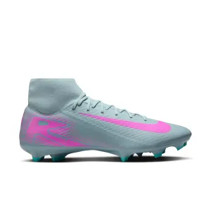 Nike Air Zoom Mercurial Superfly 10 Academy FG Firm Soccer Shoes - Ocean Cube/Pink Blast
