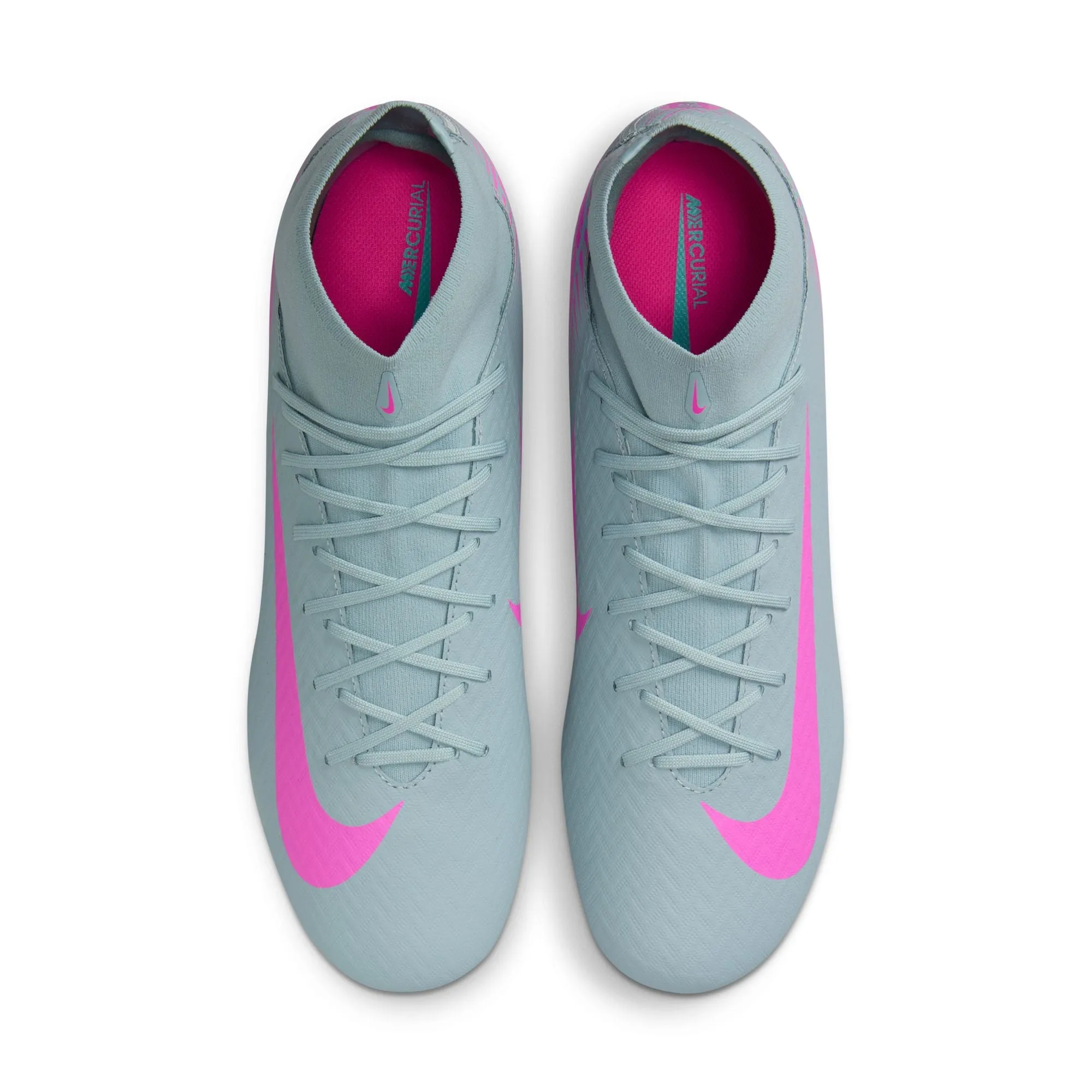 Nike Air Zoom Mercurial Superfly 10 Academy FG Firm Soccer Shoes - Ocean Cube/Pink Blast