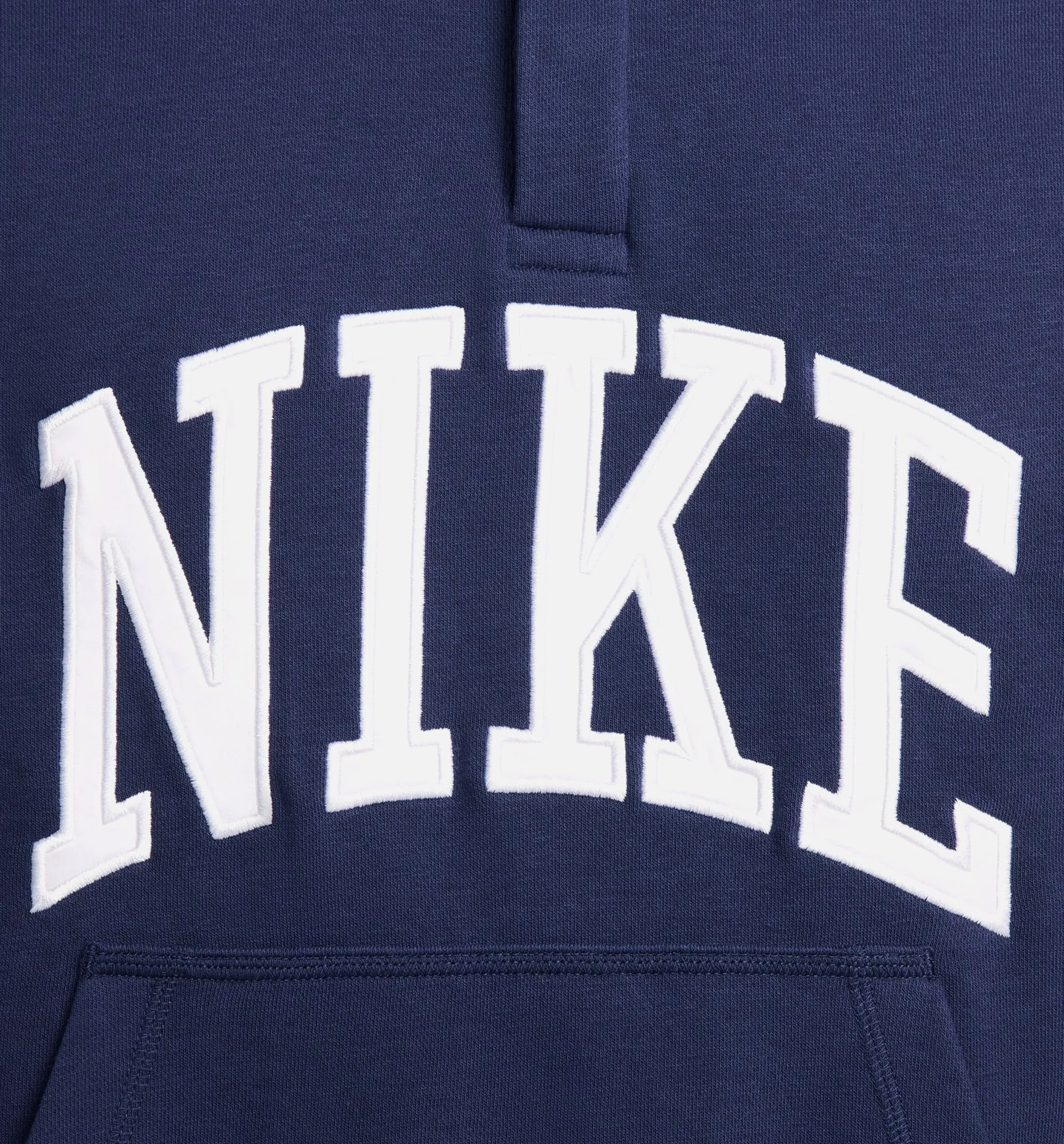 Nike Clothing Club Fleece Polo Mens Long Sleeve Shirt - Blue
