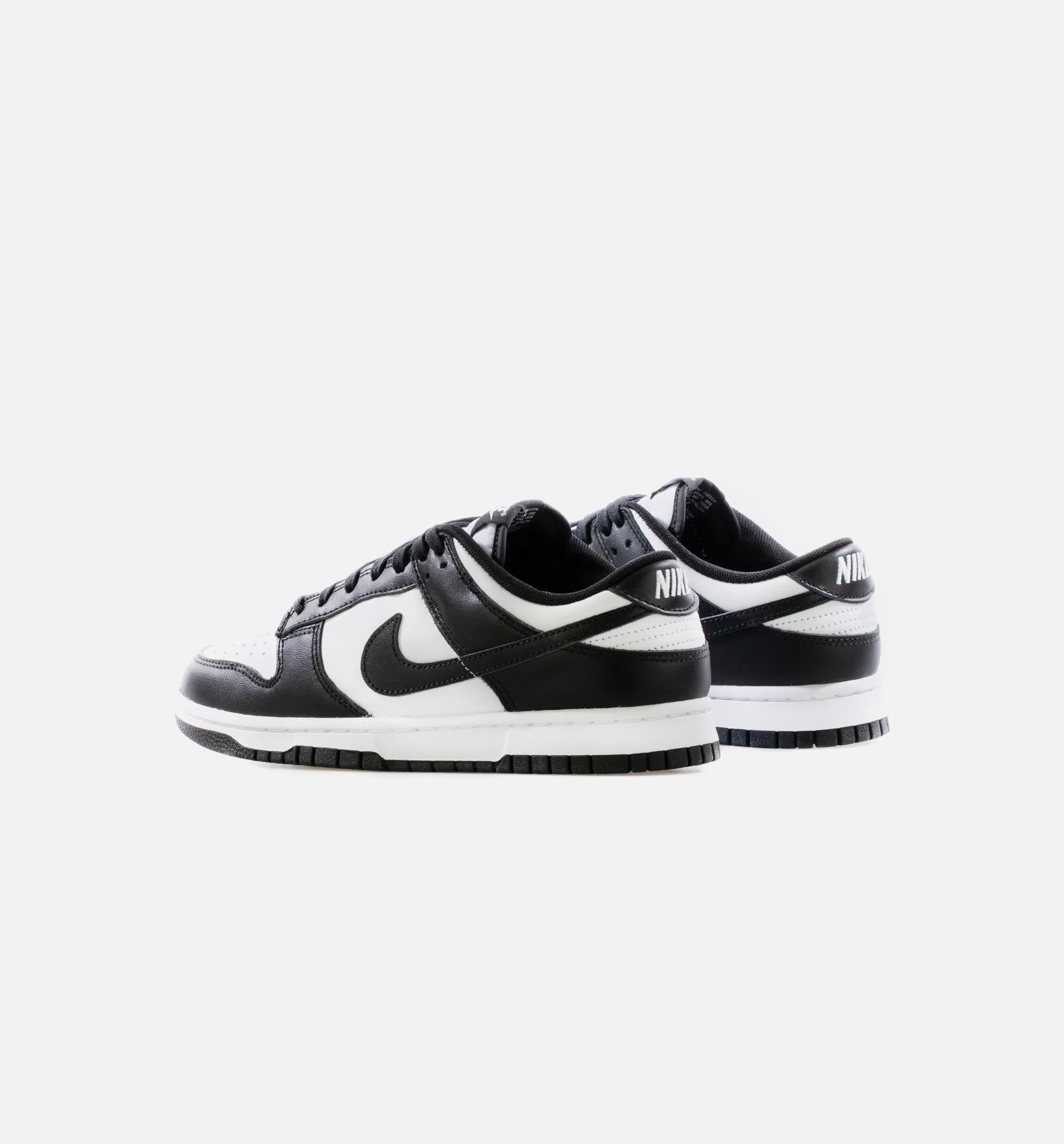 Nike Clothing Dunk Low Mens Lifestyle Shoe - Black/White Free Shipping