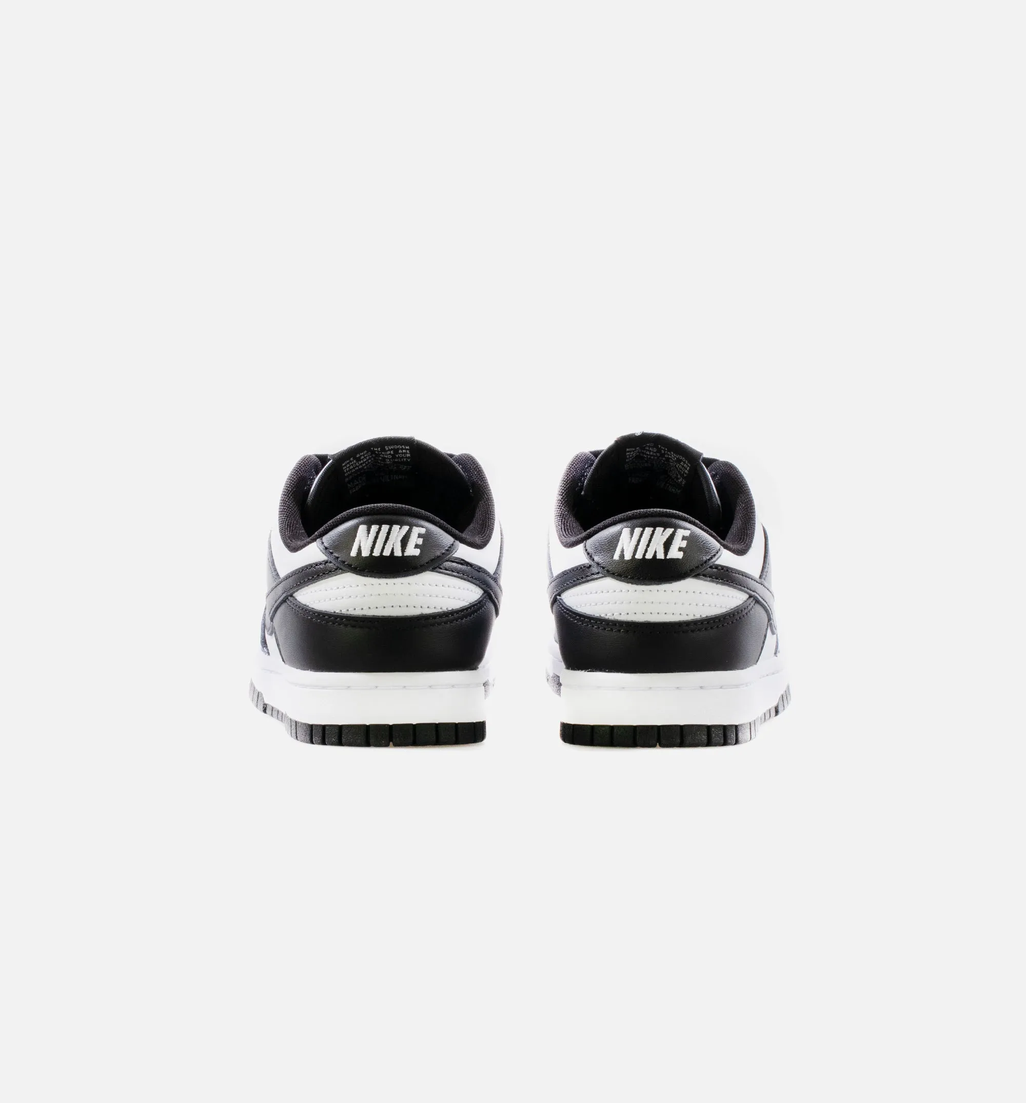 Nike Clothing Dunk Low Mens Lifestyle Shoe - Black/White Free Shipping