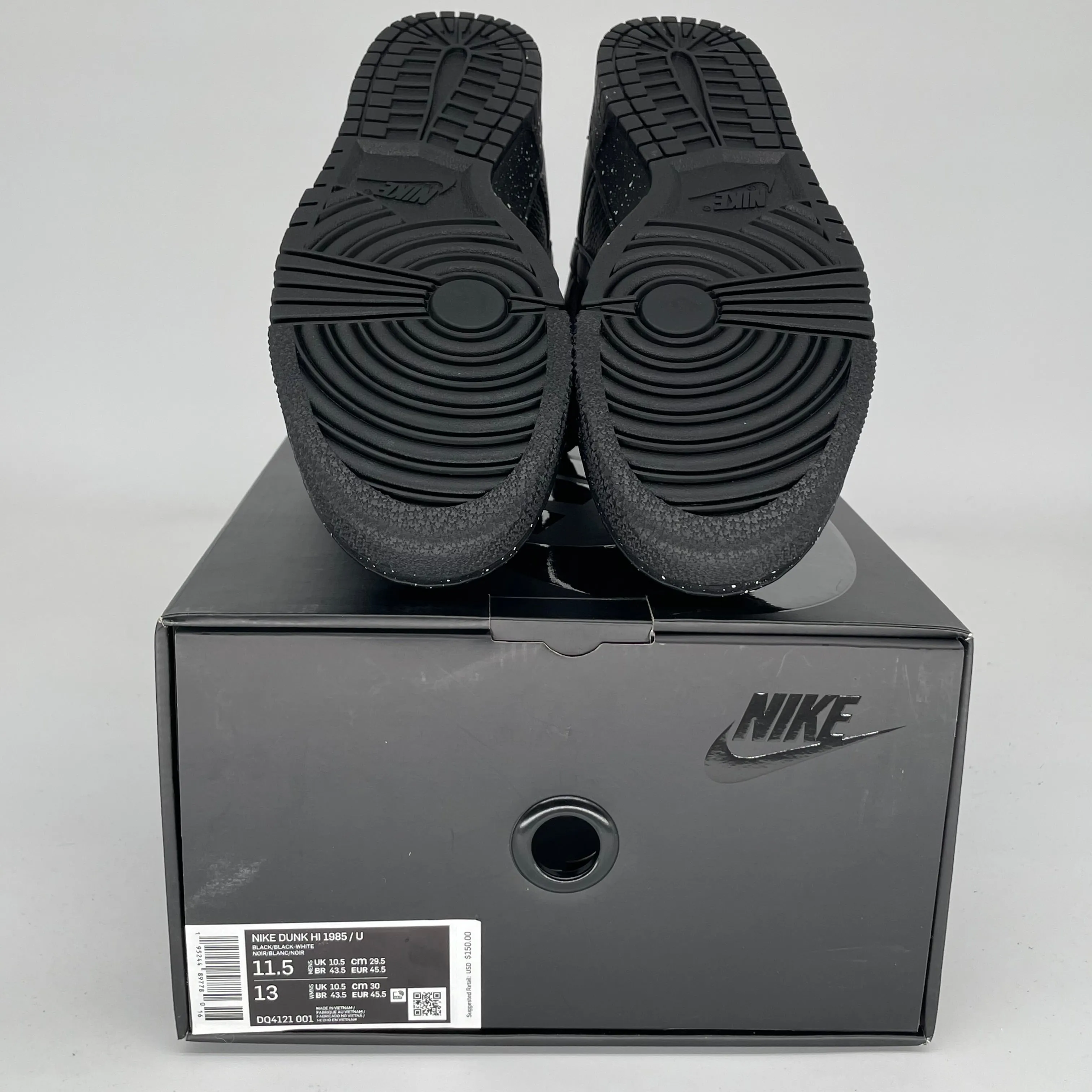 NIKE DUNK HIGH UNDERCOVER CHAOS BLACK SIZE 11.5 DQ4121-001