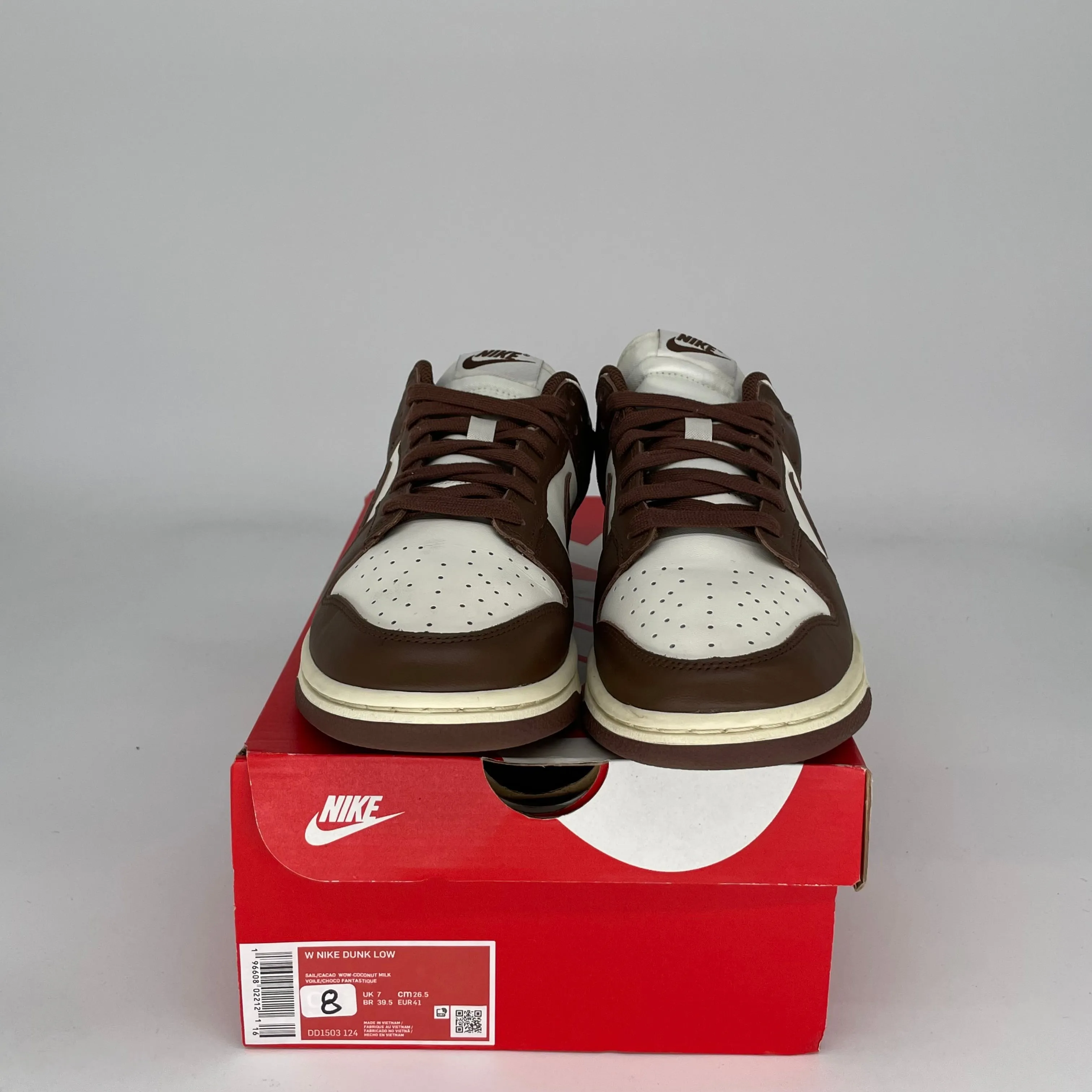 NIKE DUNK LOW CACAO WOW W SIZE 8/9.5W DD1503-124